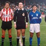 Debut Primera División
Árbitro marchenero: Ricardo Alfonso Álvarez 
Logroñés - Oviedo