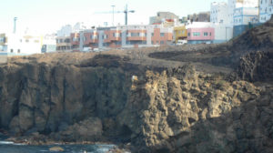 Costa Ayala sobre los cantiles del Bco Tenoya (grupotunera-blogspot)